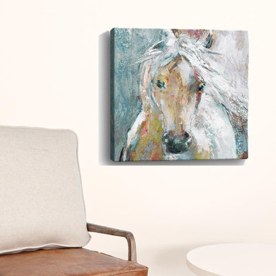 «Whimsical Horse», impression murale sans cadre