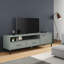 TV Cabinet with Metal Legs Solid Wood Pine-429211351