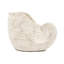 Boîte à fleurs texturée beige 8,5 po x 5,5 po x 6,3 po avec coquille de sable et de ciment, idéale pour planter une jardinière avec look-1109287307