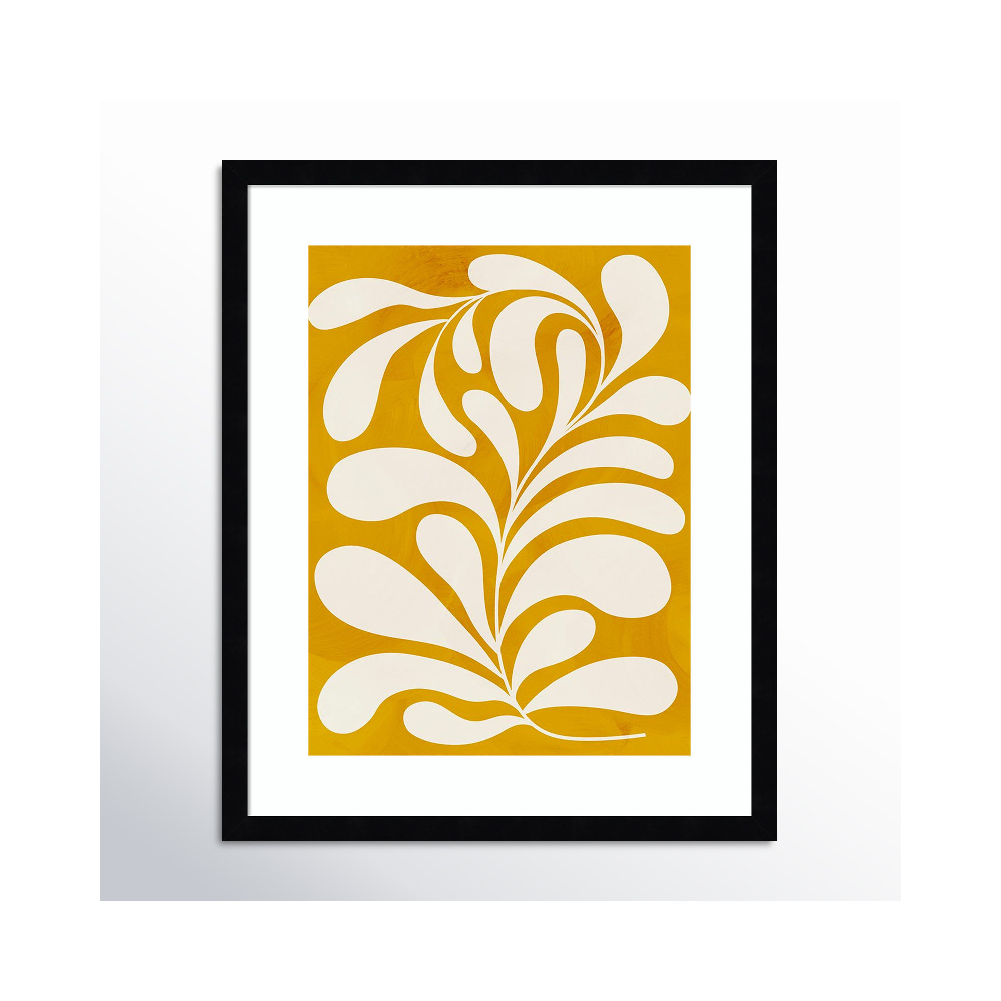 Goldenrod I by Grace Popp, Black, 21" H x 17" W x 1" D