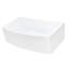 Nantucket Sinks' 33 Inch Farmhouse Fireclay Sink with Curved Apron-1551032387