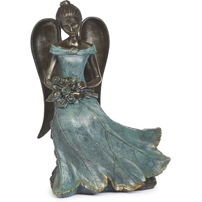 Trinx Idasia Angels & Cherubs Resin Garden Statue 