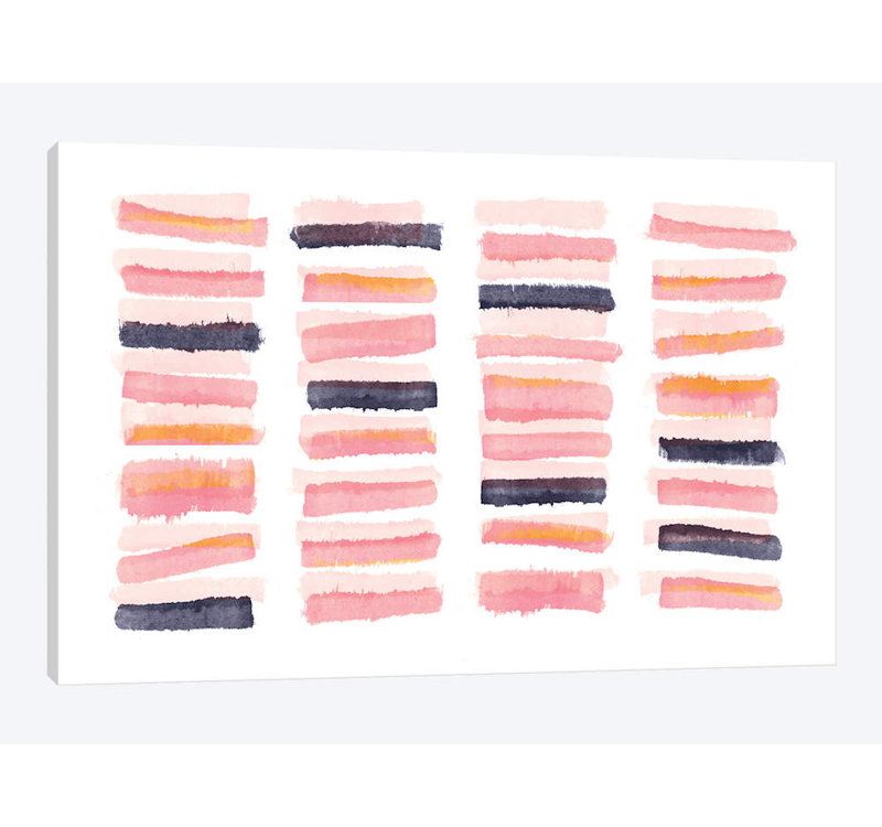 « latts », reproduction sur toile, H 26 po x l 40 po x P 1,5 po, Pas de tapis, Toile tendue