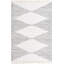 Tapis uni / rayé couleur crème Bracen-812617091