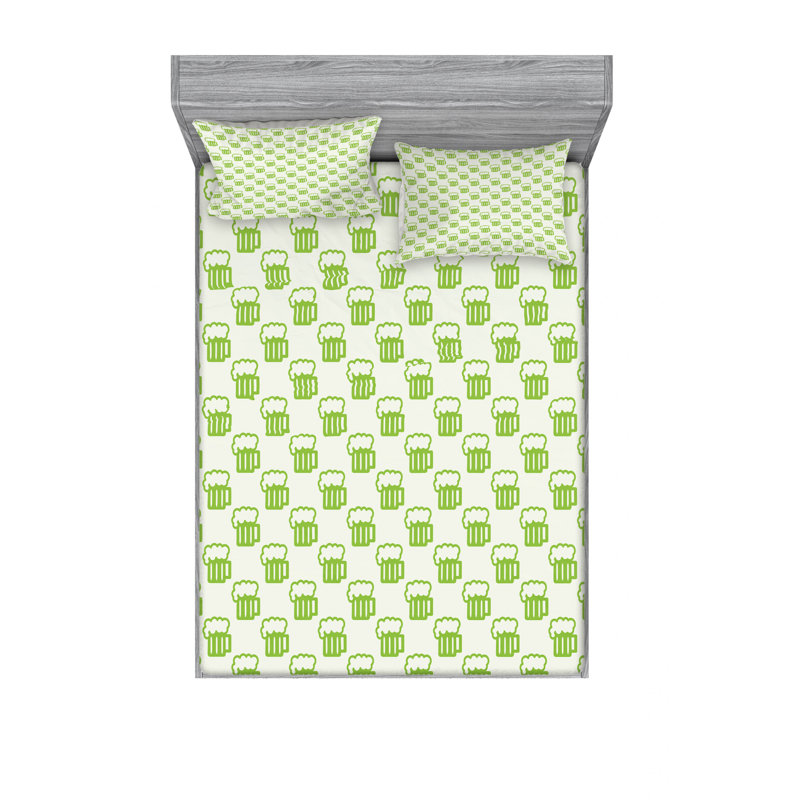 Ensemble de draps Holiday, Ensemble de draps pour lit double avec un drap-hou