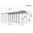 Galvanized Steel Rv Carport, 14X42X14-48451758