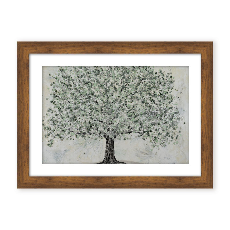 Nature Inspired "Radiant Renewal" Canvas Wall Art By , 12" H x 16" W, Framed Matted Print, Gold