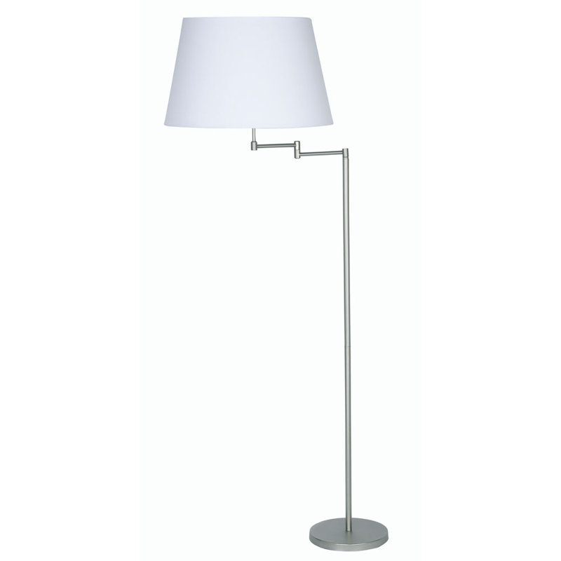 Citronelle Novelty Floor Lamp, Satin Chrome