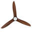 Ventilateur de plafond encastré en bois massif 60 po avec lumière DEL et télécommande-2068253735-2068253733-2068253737