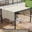 2 pièces 18 x 4 pi, abat-jour de pergola avec protection UV, kaki