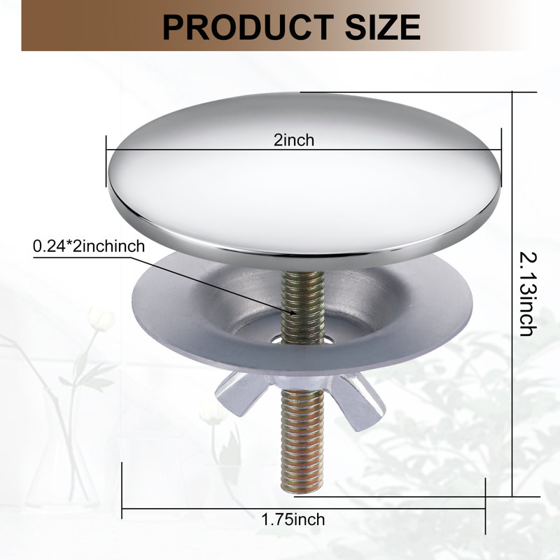 Kitchen Sink Hole Cover, Faucet Hole Cover for Kitchen Sink, Polished Chrome