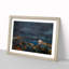 Sydney Skyline at Night in Abstract - Picture Frame Graphic Art Print-55729663-55729667