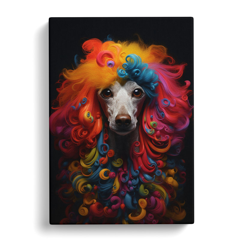 Poodle Conceptual - No Frame Print, 50cm H x 35cm W x 3cm D