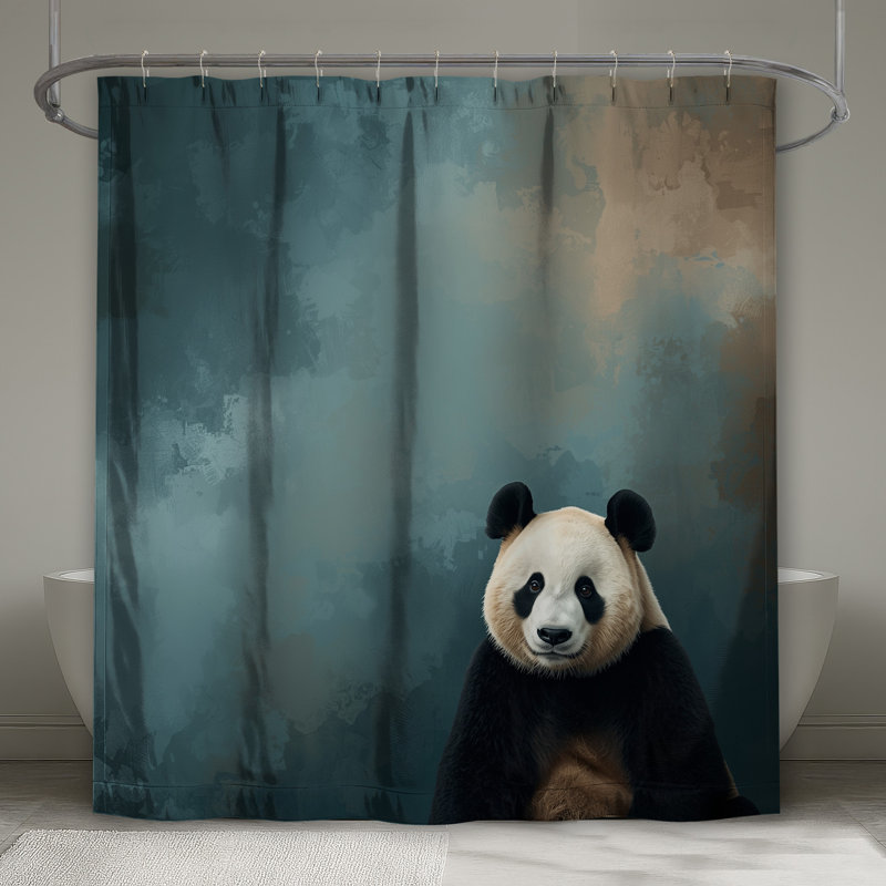Rideaux de douche Panda, 70in W x 72in H
