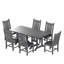 Ensemble de salle à manger rectangulaire pour 6 personnes 71 po Laguna-83880263