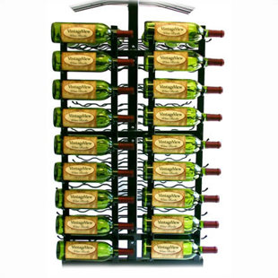 Freestanding Three Foot Island Endcap Platinum Series Wine Rack