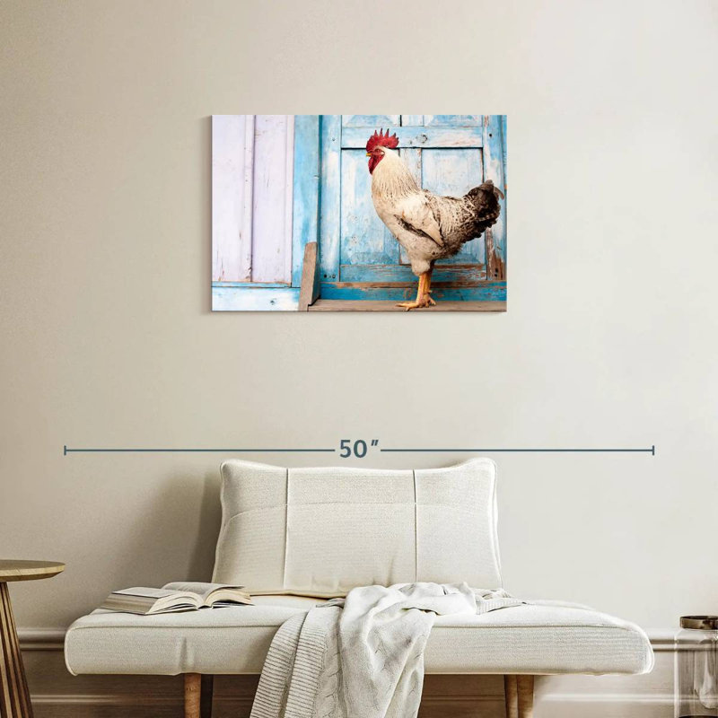 Crowle Domesticated Rooster, 20" H x 30" W