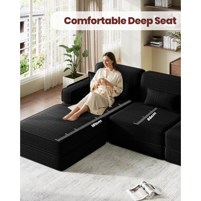 Corduroy Sectional