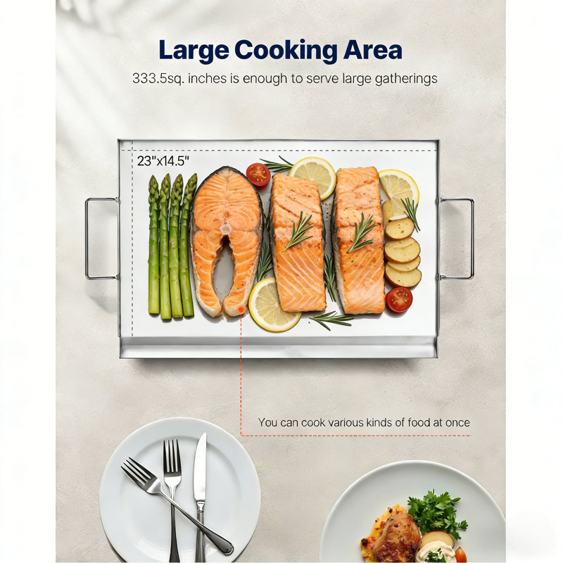 Stainless Steel Universal Grill Pan