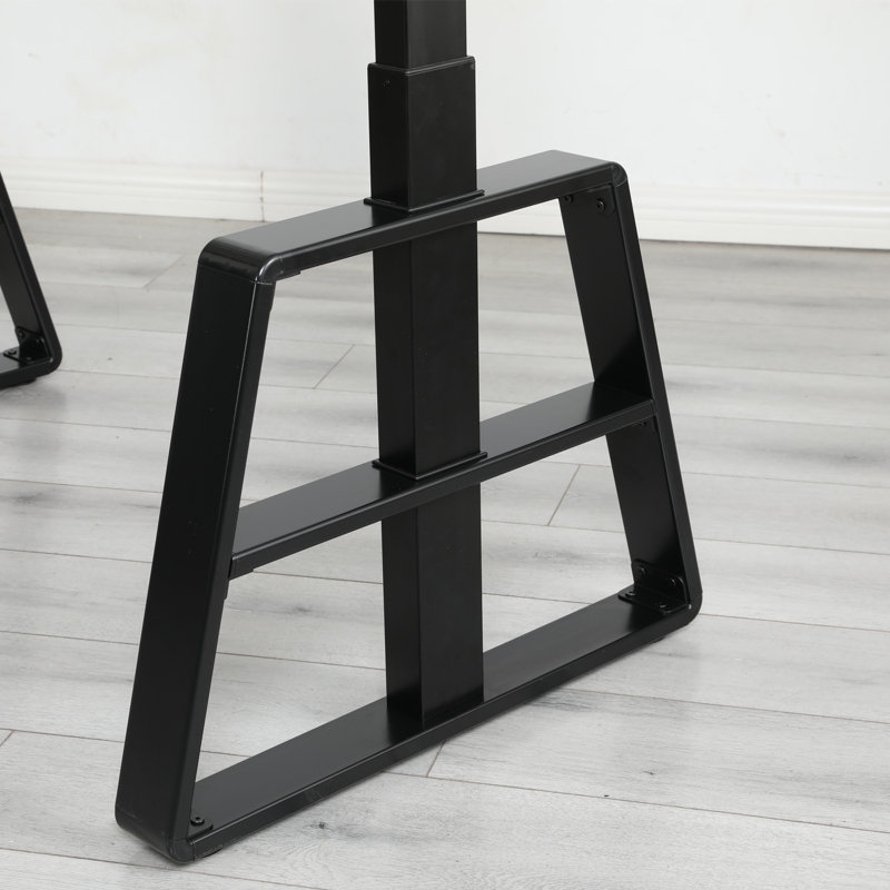 Structure de bureau électrique à hauteur ajustable Jey, Noir