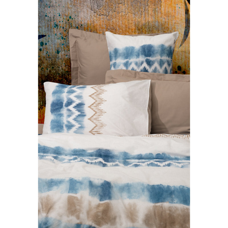 Ensemble de housse de couette 100% coton Skyline, Housse de couette 63 "x 87" + 2 pièces supplémen