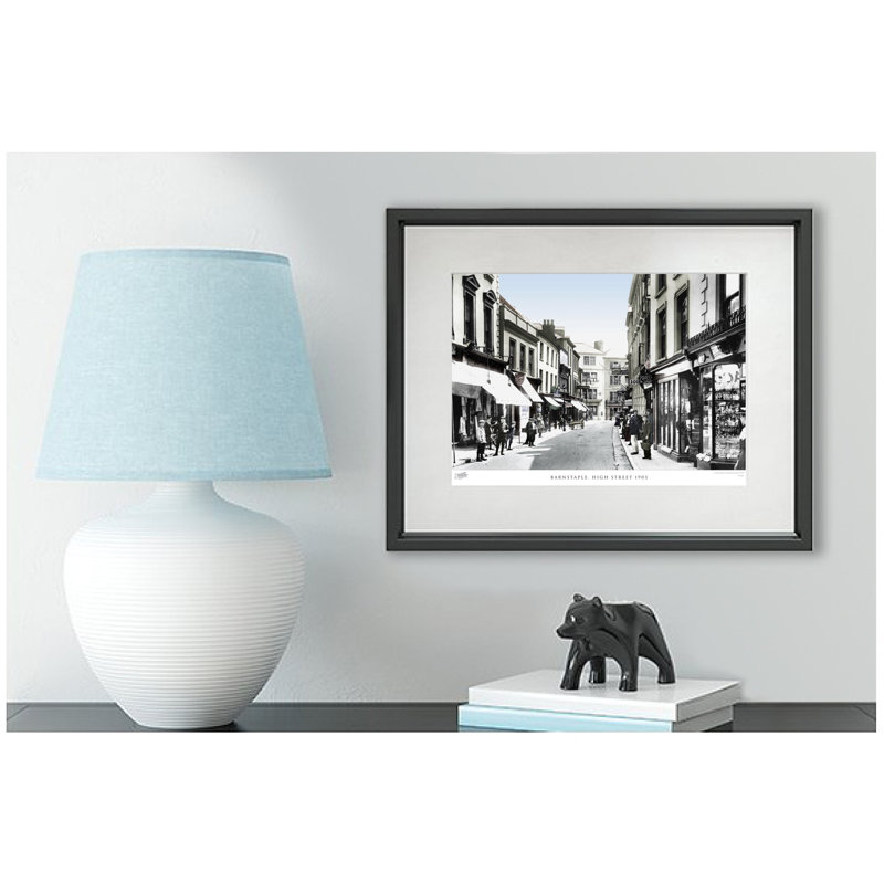 Barnstaple, High Street 1903 - Single Picture Frame Print, 40cm H x 50cm W x 2.3cm D