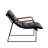 Iron Accent Chair With Sled Base