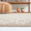 Eloi Rectangle Checkered Machine Woven Jute/Sisal/Cotton Area Rug in Natural/Ivory-2014014972