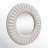 Hareton Solid Wood Round Mirror