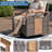 Melvarn 7-person Wicker Swivel Glider Chairs Patio Conversation Sets Outdoor Seating Group With Cushions-693899878