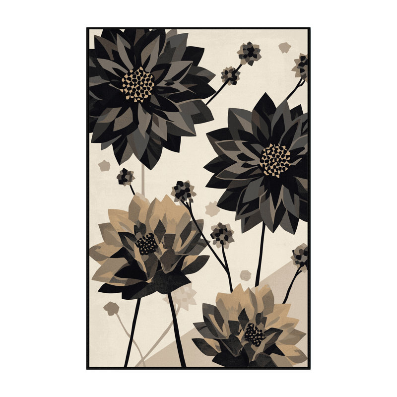 Tapis moelleux moelleux à motif géométrique d'inspiration mondiale Calvin, 7 x 10