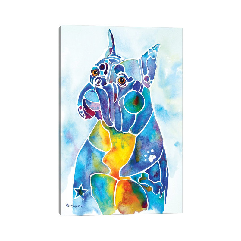 Boxer Dog Breed by Jo Lynch - Wrapped Canvas Gallery-Wrapped Canvas Giclée