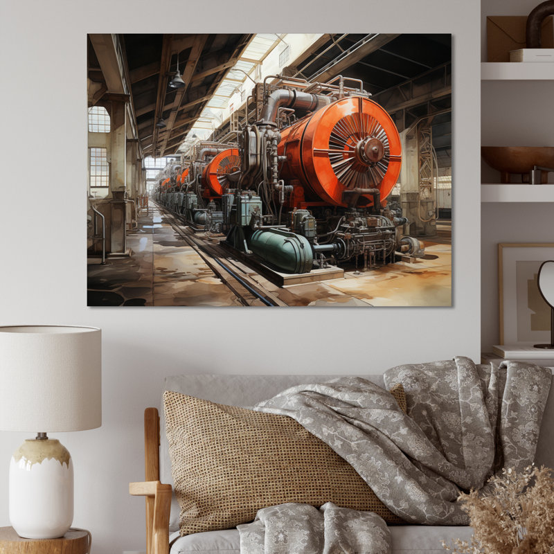 Power Plants Powerful Energies II - Architecture Canvas Prints, Toile tendue, H 24 po x l 32 po x P 1 po
