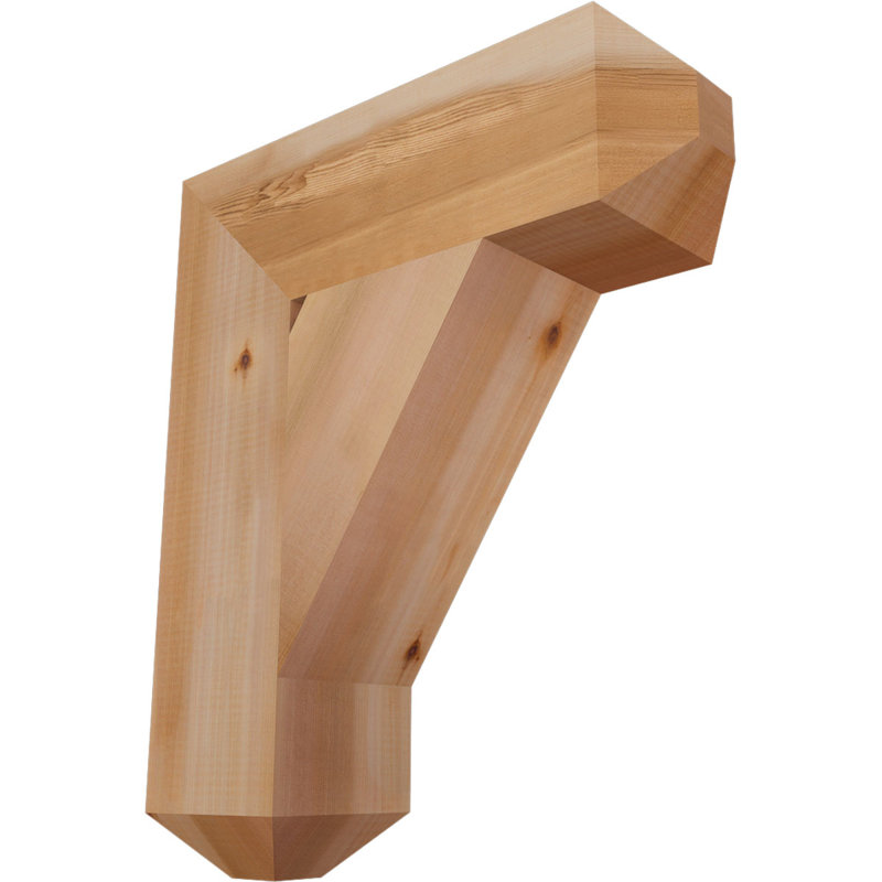 Support pour artisan traditionnel, H 24 po x l 5,5 po x P 20 po, Cèdre rouge de l'Ouest (lisse)