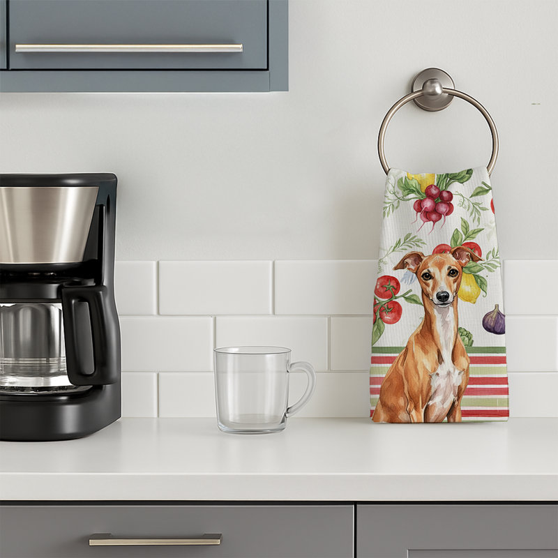 Serviette de cuisine Red Italian Greyhound, Red Italian Greyhound
