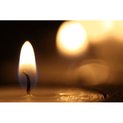 Burning Flame - Wrapped Canvas Print