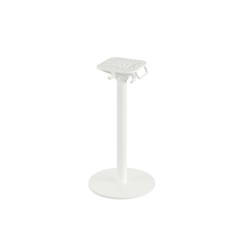 Fontinella Metal Folding Outdoor Bistro Table , 45cm cm W 45cm cm D, White, 72cm H x 45cm W x 45cm D