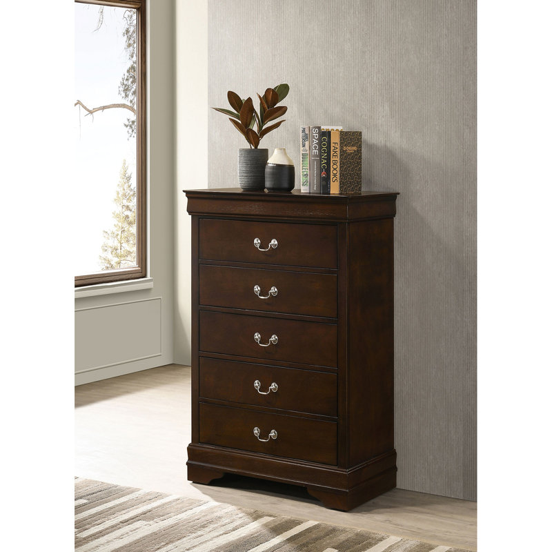Commode de chambre à 5 tiroirs Janson