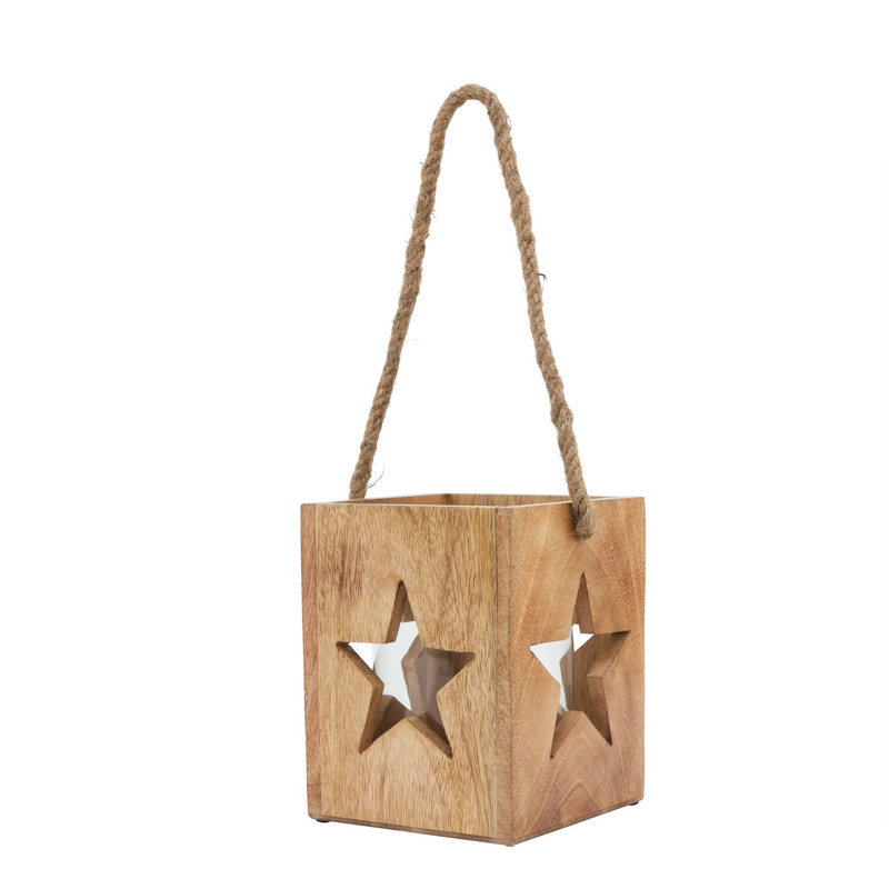 Andrian Glass Candle Accessories, 19cm H x 16cm W x 16cm D