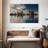 " Detroit Skyline Reflection "-878260870