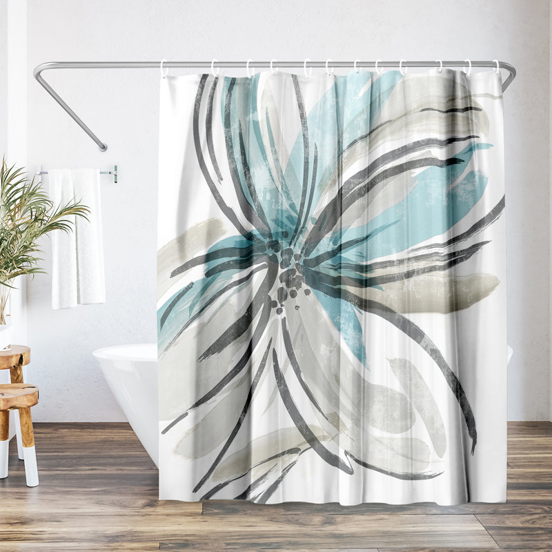 Rideau de douche Botanical, May Poem I par PI Creative Art