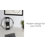 Gustav Stainless Steel Mechanical Tabletop Clock-475745364
