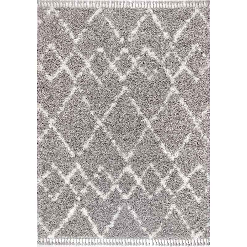 Tapis gris / ivoire Cantera, Rectangle 3 pi 1 po x 5 pi