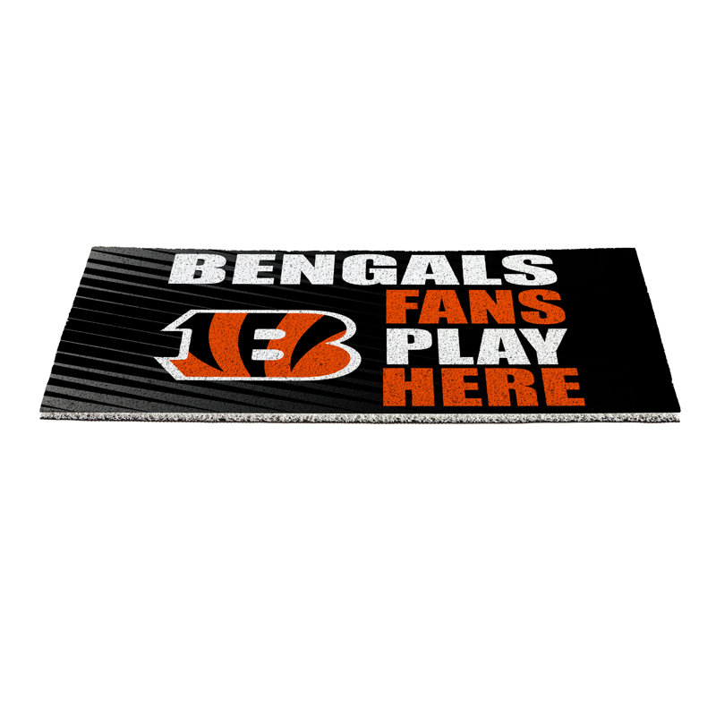 Cincinnati Bengals Fan PVC Mat, 28"x16"