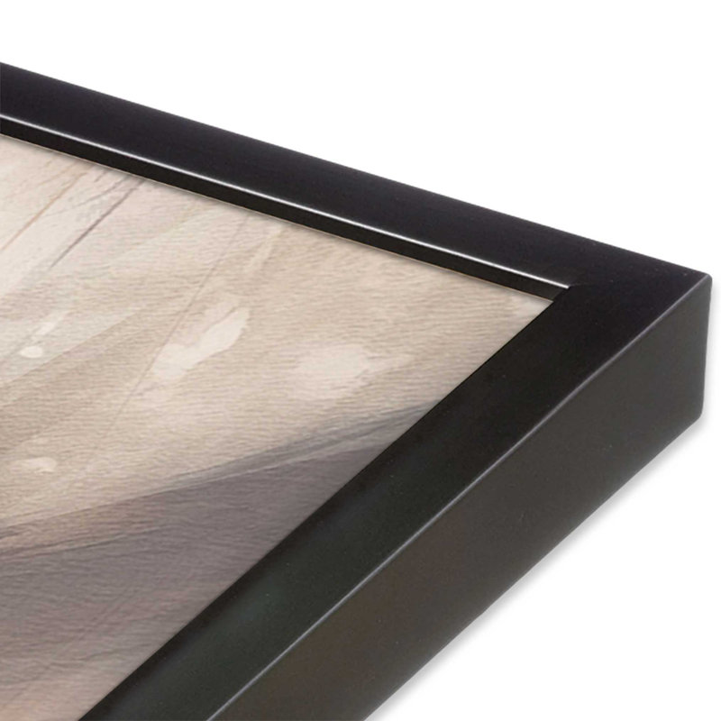 Tourbillon abstrait de Sienne II, Cadre simple en zinc patiné, H 15,25 po x l 12,25 po