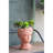 D6X9" Visage Head Bust Planter For Patio Backyard, Brown-1455164752