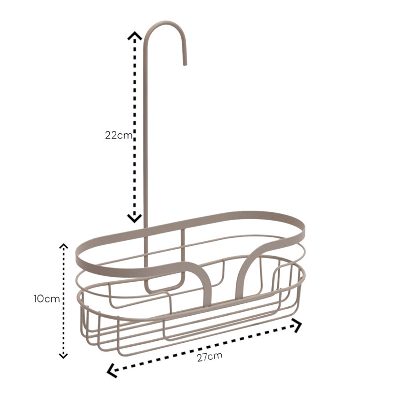 Dante Hook Hanging Mini Caddy, Beige