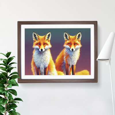 Two Foxes Vol.1 - Framed Print