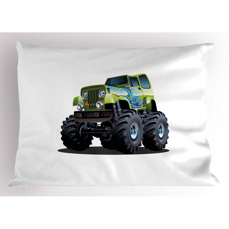 Truck Polyester Sham Set, Twin