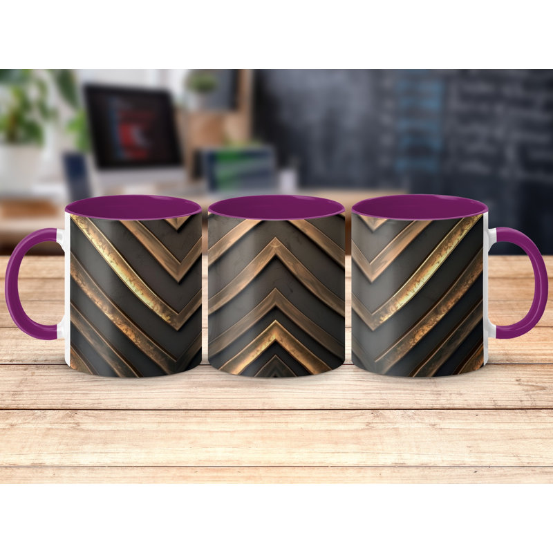 Ceramic Coffee Mug, Purple